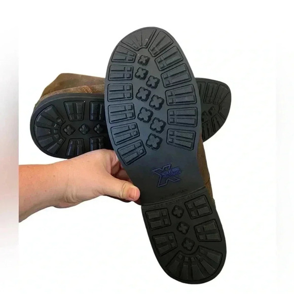 Wolverine Men’s‎ Brand New Multishox Natural Leather Boots Size 14 - Picture 5 of 7